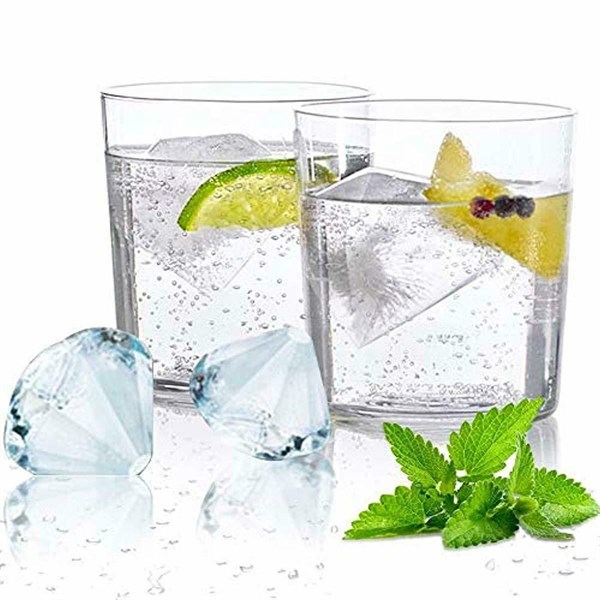BUFFER® 18 Bölmeli Elmas Şeklinde Dekoratif Şekilli Pratik Buz Kalıbı