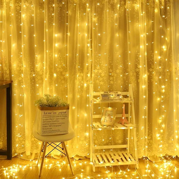 BUFFER® 2x2 Metre 320 Led 8 Fonskiyonlu Dekoratif Led Günışığı Perde