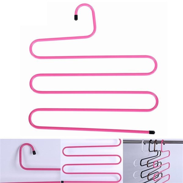 BUFFER® 5 Katlı Metal Dolap İçi Düzenleyici Pantalon ve Eşarp Askısı