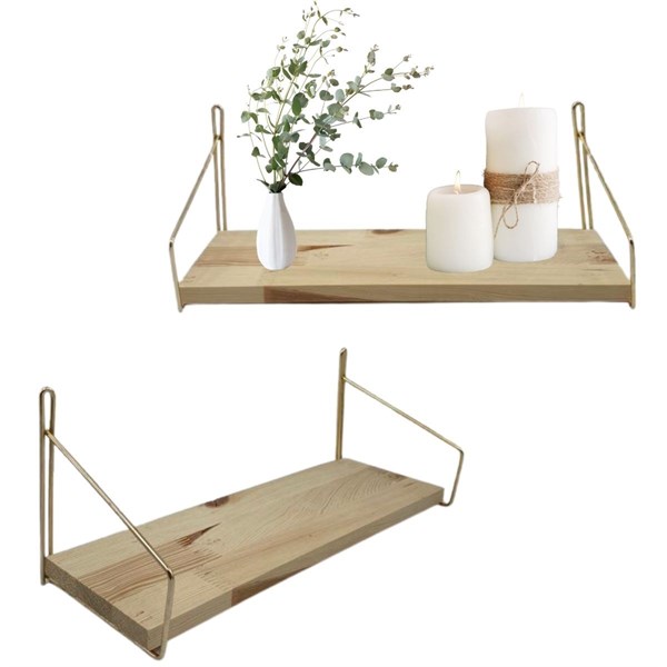 BUFFER® Ahşap Duvar Rafı 40 cm