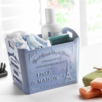 BUFFER® Eyfel Temalı Çok Amaçlı Sepet Kalemlik Organizer 3 Lt.