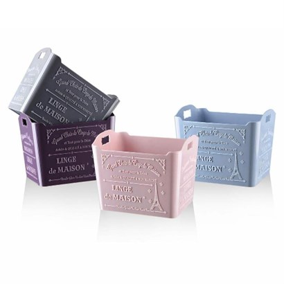 BUFFER® Eyfel Temalı Çok Amaçlı Sepet Kalemlik Organizer 3 Lt.