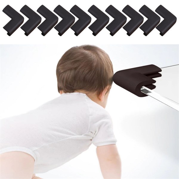 BUFFER® Kauçuk Bebek Çocuk Masa Sehpa Ünite Kenar Köşe Darbe Koruyucu Güvenlik Kiti