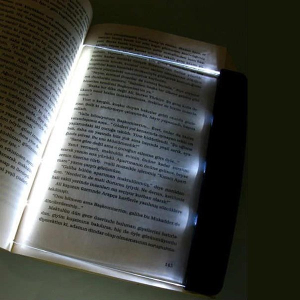 BUFFER® Kitap Arası Okuma Işığı Led Panel Kitap Okuma Lambası