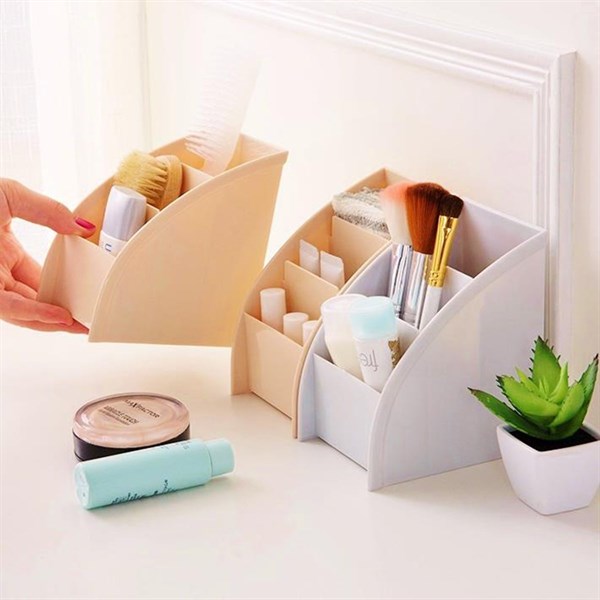 BUFFER® Masaüstü Çok Amaçlı  3 Bölmeli Düzenleyici Organizer Aparat