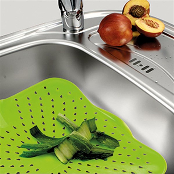 BUFFER® Mutfak Lavabo İçi Meyve Sebze Yıkama Kurutma Süzgeci Aparatı