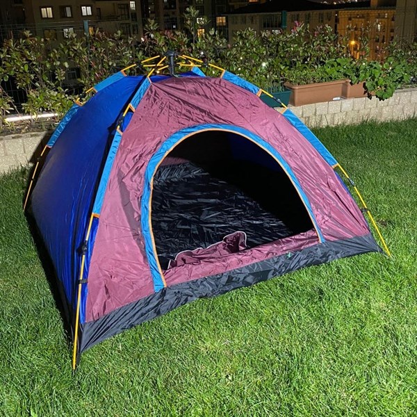 BUFFER® Otomatik Kurulumlu Kamp Çadırı 4-5 Kişilik (200x200)