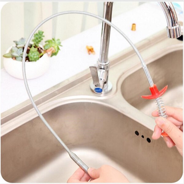 BUFFER® Paslanmaz Çelik Esnek Lavabo Tıkanıklığı Açıcı Tıkanıklık Giderici