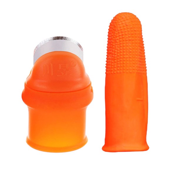 BUFFER® Silikon Parmak Koruyucu Meyve Toplama Aracı Bahçe Kesme Bıçak Eldiven